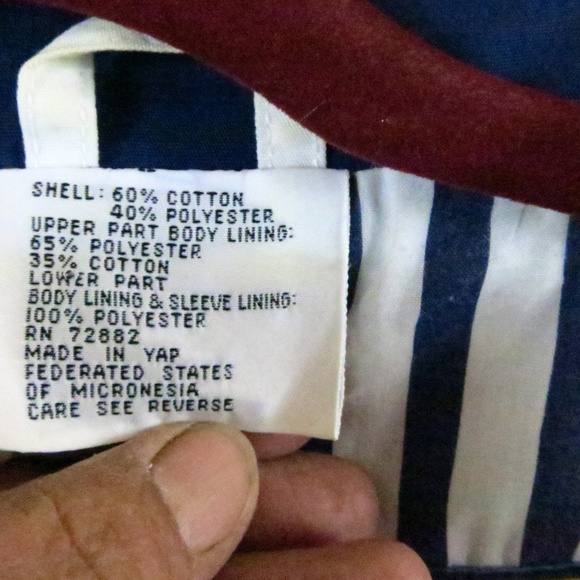 Climate Control Jacket White Windbreaker Cotton - Picture 5 of 8